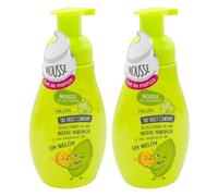 The Fruit Company Pack 2 Jabones de Manos Mousse - Aromas Frutales Sandía, Melón, Fresa Nata y Coco - Limpieza e Hidratación con Aloe Vera - Piel Suave y Perfume Afuera (MELÓN)