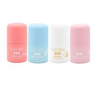 The Fruit Company Pack 4 Desodorantes Roll-On 50 ml Soft Touch | Nube Colores + Sandía + Fresa Nata + Coco | Antitranspirante con Protección 24 h y Aromas Dulces | Fórmula Suave y Nutritiva