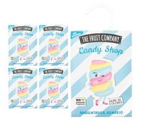 The Fruit Company Pack 5 Ambientadores Armario Candy Shop Dulces - Perfuma Armarios y Cajones, Más Intensidad, 0% Alcohol, +45 Días (NUBE DE COLORES)