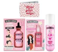 The Fruit Company Set Pack Regalo Fresa y Nata, Aceite Seco, Body Serum, Bikini Pary, Espejo Make Your Own Magic