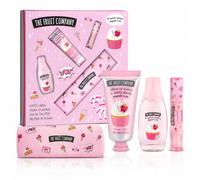 The Fruit Company Set Pack Regalo Fresa y Nata - Pack Regalo - Colonia, Aceite Labial, Crema de Manos y Estuche - Set Regalo Dia de la Madre