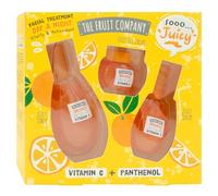 The Fruit Company Set Tratamiento Facial So Juicy Naranja - Vitamina C + Pantenol - Tónico 150 ml + Sérum 70 ml + Gel Crema 50 ml - Rutina Completa Iluminadora - Hidratación & Luminosidad