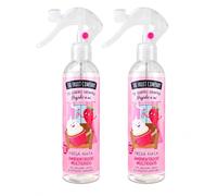 The Fruit Company Spray Ambientador Multiusos Fresa Nata 250 ml Pack 2 Unidades Absorbe Olores Apto para Tejidos con Aroma Dulce y Frutal de Larga Duración