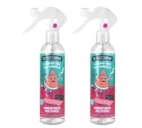 The Fruit Company Spray Ambientador Sandía Multiusos 250 ml Pack 2 Unidades Absorbe Olores Apto para Tejidos con Aroma Tropical Dulce y Larga Duración