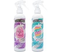 The Fruit Company Spray Hogar Candy Collection 200 ml Pack 2 Unidades Ambientador Multiusos Absorbe Olores Apto para Tejidos Aromas Dulces y Golosinas (Nube Algodón)