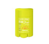 The Fruit Company Sun Stick Invisible SPF 50, Protector Solar en Stick, para Cara y Cuerpo, Resistente al Agua, 20 g (tropical)