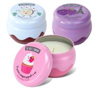 The Fruit Company Velas Perfumadas Coco, Moras y Fresa Nata Pack de 3 unidades 100% Vegetal | 40 horas
