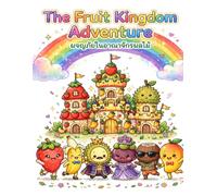 The Fruit Kingdom Adventure: 50 Magical Fruit Friends Coloring Book: Cute Thai Tropical Fruits, Berries and Fantasy Fruit Friends for Kids Ages 3-8