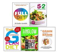 The Full Diet, The G Plan Diet, The Slim Glow Nourish Paleo Diet para británicos, libro de recetas sin granos, libro de cocina de dieta corporal cerebral más inteligente, libro de recetas de dieta 5:2