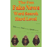 The Fun Fake News Word Search Hard Level: Brain games for Seniors, Adults & Teens | Search Puzzle | Perfect fun with solutions | Gift for Holidays, ... Challenging & Screen free entertainment | Fun