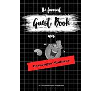 The funniest Guest Book ever: Passenger Madness, hilarious gag gift, new drivers, car, driver, red