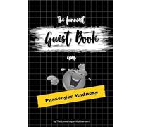 The funniest Guest Book ever: Passenger Madness, hilarious gag gift, new drivers, car, driver, yellow