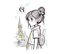 The Future I'm Writing G Monogram Initial Journal