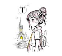 The Future I'm Writing T Monogram Initial Journal