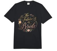 The Future Is Bride Bridal Shower & Bachelorette Party Bride Comfort Colors Adult Heavyweight T-Shirt