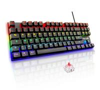 Teclado Gaming The G-Lab Mercury AZERTY Francés Negro