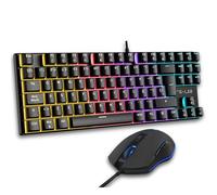 The G-Lab - Combo Mercury EX Teclado mecanico y Raton Gaming QWERTY con Ñ