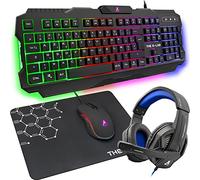 THE G-LAB Gaming Argon Combo Calibre + mouse e moquette + cuffia - KEYZ 120 FR, KULT 130, KORP 150, PAD - IT