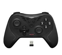 The G-Lab - K-Pad Helium WL - Mando PC Inalámbrico Recargable - 2.4 GHz, Vibraciones Ajustables, 12 Botones, 4 Gatillos (2 Personalizables), Modo Turbo, Macros, Mando para PC Gamer (Windows 10,11)/PS3