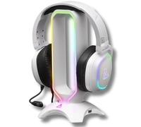 The G-Lab K-Stand Radon Soporte Gaming para Cascos - Retroiluminación RGB, USB HUB 2 x 2.0, Base Anti-Deslizante - Stand Universal para PC PS5 Xbox One Nintendo Switch Soporte Cascos - Nuevo