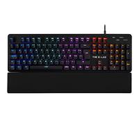 The G-Lab Keyz Carbon E Teclado mecánico Gamer Azerty Blue Switches Ultra Preciso - 16 Efectos de Retroiluminación - Reposamanos Magnéticos - Compatible con PC PS4/PS5 Xbox One/Series X - Nuevo 2022