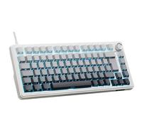 The G-Lab KEYZ Elite 300 HE GRW - Teclado magnético para Jugador Hall Effect 75% USB AZERTY, 8000 Hz Rapid Trigger, Activación Ajustable 0,01 mm, PBT- Hot Swap, RGB & Macros Custom - Windows/Mac