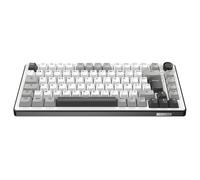 The G-Lab KEYZ Elite 300 WG - Teclado inalámbrico Gamer TKL, Tri Mode 2.4 GHz/Bluetooth/Cableado - Teclado mecánico Hot Swap, Interruptor Prelubricado, Gasket 5 Capas, RGB+Macro - AZERTY FR - Windows