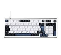 The G-Lab KEYZ Elite 400 HE BW - Teclado Magnético Hall Effect 96% QWERTY con Ñ, 8000 Hz Rapid Trigger, Activación Ajustable - Teclado Gaming Hot Swap, RGB y Macros Personalizables - Windows/Mac