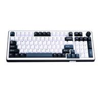 The G-Lab KEYZ Elite 400 HE BW - Teclado Magnético Hall Effect 96% US QWERTY, 8000 Hz Rapid Trigger, Activación Ajustable 0,01mm - Teclado Gaming Hot Swap, RGB, Macros Personalizables - Windows/Mac