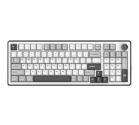 The G-Lab KEYZ Elite 400 WG - Teclado inalambrico Gaming Tri Mode 2.4 GHz/Bluetooth/Cable - Teclado Mecanico Hot Swap, Switch Pre-lubricado, Gasket 5 Capas, RGB/Macro - Windows/Mac - US QWERTY