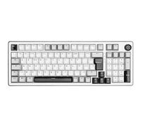 The G-Lab KEYZ Elite 400 WG - Teclado inalámbrico para Gamer, AZERTY FR - Tri Mode 2.4 GHz/Bluetooth/Cableado - Teclado mecánico Hot Swap, Switch Prelubricado, Gasket 5 Capas, RGB+Macro - Windows/Mac