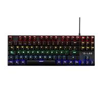 The G-Lab - Keyz Mercury TKL Teclado Mecanico Gaming USB - Formato TKL, Layout Español, RGB LED, Programable - Teclado Gaming, Switch Outemu Red - PC/PS4/PS5 - Nuevo