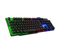 The G-Lab - Keyz Neon teclado USB QWERTY Español Negro