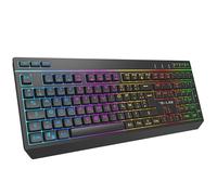 The G-Lab KEYZ Tungsten EX - Teclado Gaming Membrana Silenciosa - AZERTY FR - Triple Modo (2,4 GHz, BT, cableado) - RGB y Macros Personalizables - Software dedicado - Teclado Gamer PC/PS4/PS5