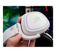 The G-Lab Korp Radium Auriculares Gaming RGB Multiplataforma Blancos
