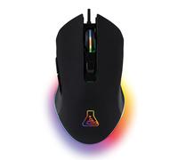 The G-Lab Kult Helium - RATÓN Gaming - 800 a 3200 dpi Sensor óptico, Retroiluminación 7 Colores LED, 6 Botones - Ratón de Juego cómodo y Ligero - Compatible con PC/Mac/Xbox One / PS4/PS5 (con Cable)