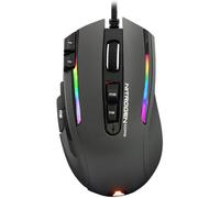 The G-Lab Kult NITROGEN Core Mouse Gaming con cable de Alto Rendimiento - Sensor Óptico Avago 10,000 DPI, RGB, Peso ajustable, 11 Botones Programables, Ultraligero, Compatible con PC/PS4/Xbox One