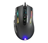 The G-Lab Kult Nitrogen Neutron Mouse Gaming de Alta Precisión - 7200 dpi Sensor óptico, RGB, 9 Botones Programables, Ultraligero, Ideal para MOBA/FPS - Compatible con PC/PS5/Xbox One - Negro