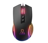 The G-Lab - Kult Thorium - Ratón Gamer con Cable USB - Ultra preciso y Sensible, 12800 dpi, 1000 Hz, 7 Botones, 95 g - Ratón para Juegos Personalizable Macro y RGB - PC/PS4/PS5