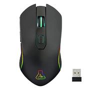 The G-Lab Kult Xenon Ratón Gaming Inalámbrico Recargable de Alto Rendimiento - Ratón Gaming Inalámbrico 7200 dpi, LED RGB, 6 Botones, Software Dedicado, Ligero y Rápido - PC/PS5/Xbox One & X