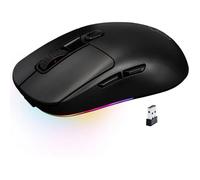 The G-Lab - Kult Titanium - Raton Inalambrico Gaming Recargable - Ratón Bluetooth / 2.4GHz/ Cable Triple Modo, 100h Autonomía, RGB, 12 000 dpi - Raton Gaming 100% Personalizable PC/PS4/PS5 - New