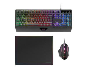 The G-lab Ytrium Gaming Combo 3 en 1 Teclado H-Mech + Ratón RGB + Alfombrilla