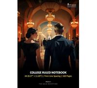 The Gala Deception (Volume 1) - College Ruled Notebook, 7mm, A4 (8.27"x11.69"), 160 Pages: Monte Carlo Man Notebook, Lined Journal for Writing, Study & Reflections