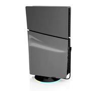 The Game Sanctum Soporte vertical RGB para PlayStation 5 (PS5 y PS5 Slim) - Iluminación intercambiable, puerto hub USB, diseño discreto LED