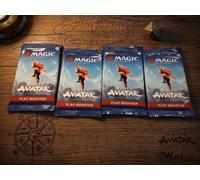The Gaming Emporium Paquete de 4 Magic The Gathering Play Booster Pack Lote MTG Avatar The Last Airbender