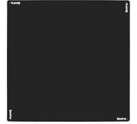 The Gaming Mat Company Tapete de mesa de póquer, dominó, puente y mahjong, negro, 33 x 33 pulgadas, tapete de juego de cartas, tapete de juego de cartas, tapete de mesa cuadrado de Mahjong