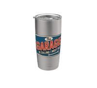 The Garage Is Calling I Must Go Vaso térmico de acero inoxidable de doble pared