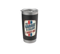 The Garage Is Calling I Must Go Vaso térmico de acero inoxidable de doble pared