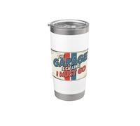 The Garage Is Calling I Must Go Vaso térmico de acero inoxidable de doble pared