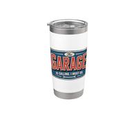The Garage Is Calling I Must Go Vaso térmico de acero inoxidable de doble pared